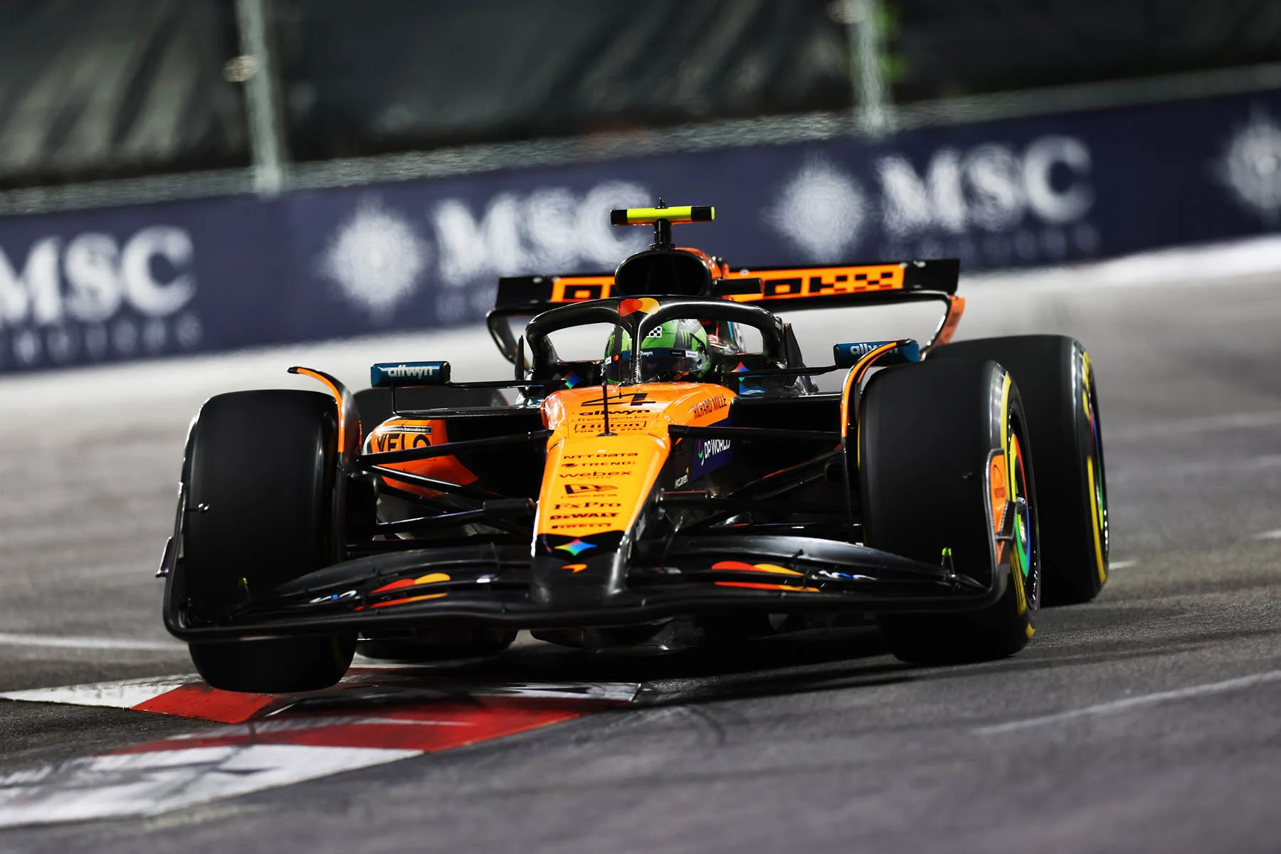 Hear from McLaren Formula 1 drivers Lando Norris and Oscar Piastri, Pato O'Ward, and Team Principal Andrea Stella, after the Las Vegas Grand Prix