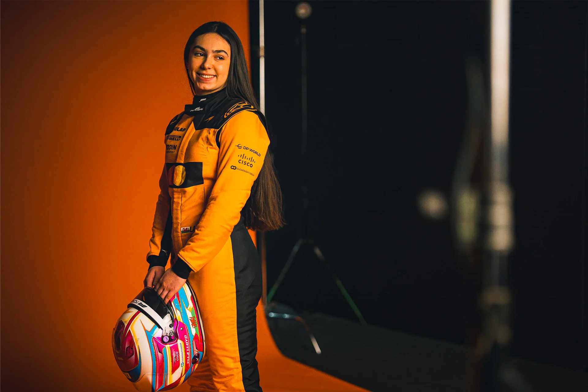 F1 Academy 2026 Ella Lloyd Overalls & Helmet