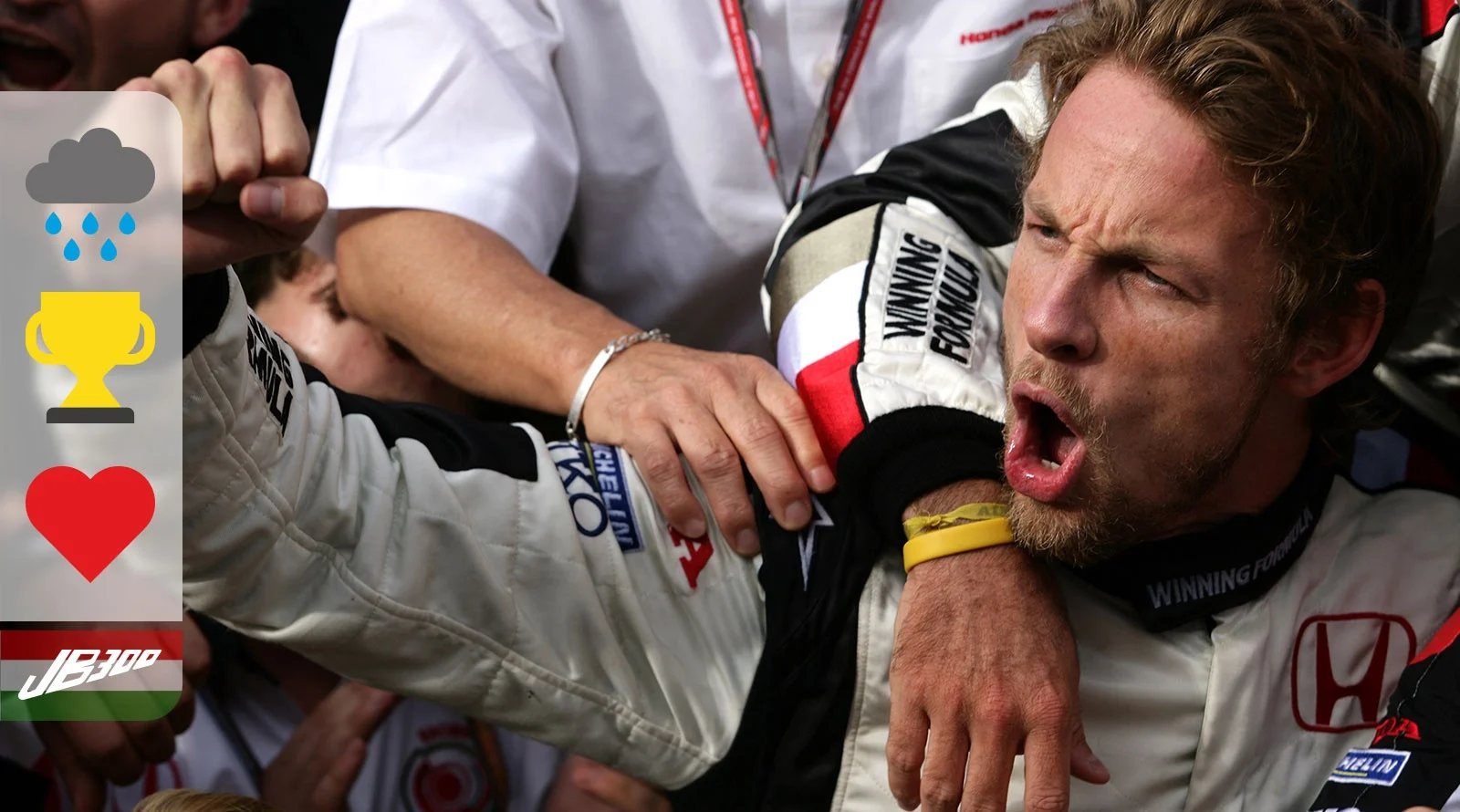 Heritage - Formula-1 - Drivers - Jenson-button - Jb300-races-101-200-4100002