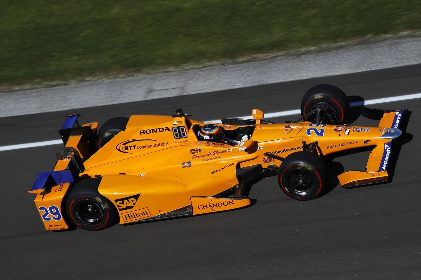 Indycar - 2017 - Best-pics-indy-practice-1 - Top Shots from Indy Practice 1 Fernando completes 36 laps on his first day of Indy 500 practice - 0