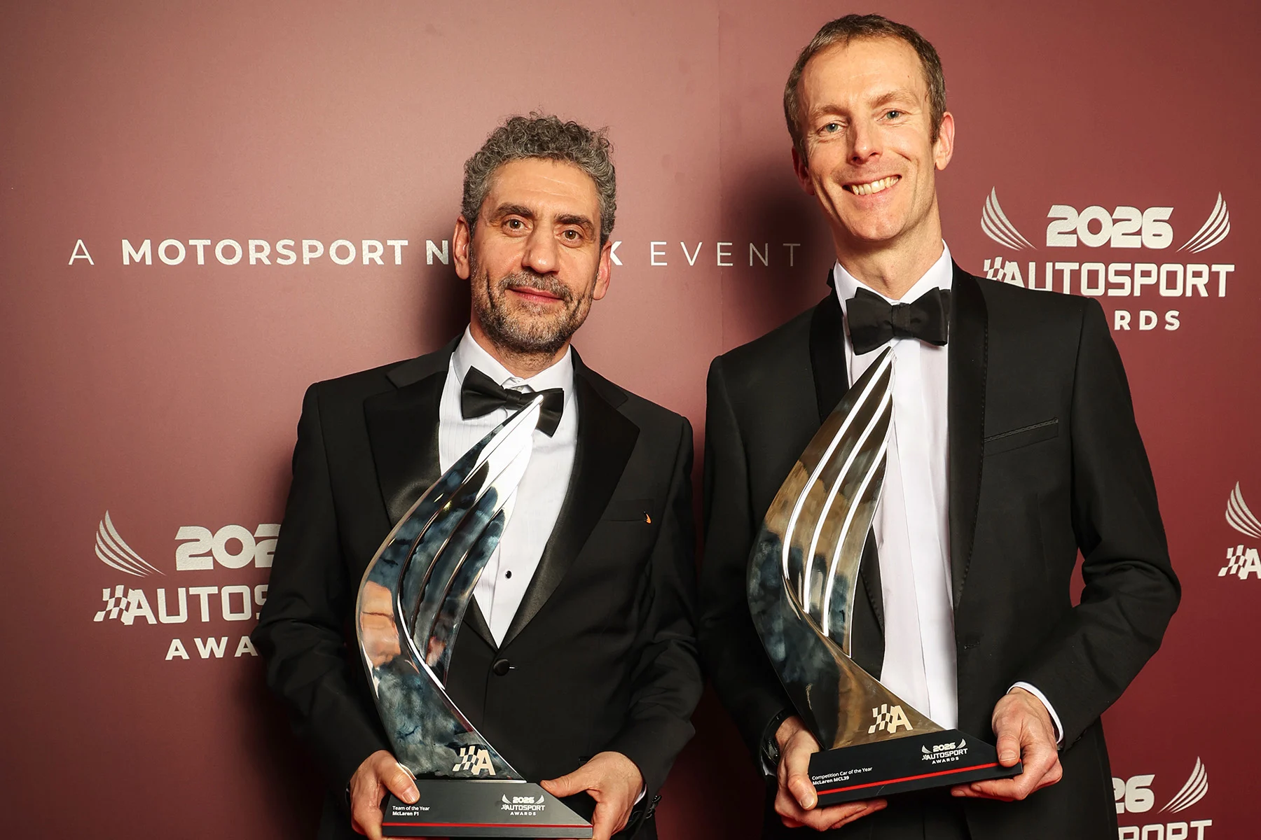 Formula-1 - 2026 - Mclaren-mastercard-formula-1-team-and-lando-norris-are-successful-at-the-autosport-awards - Awards night 🏆  - 2