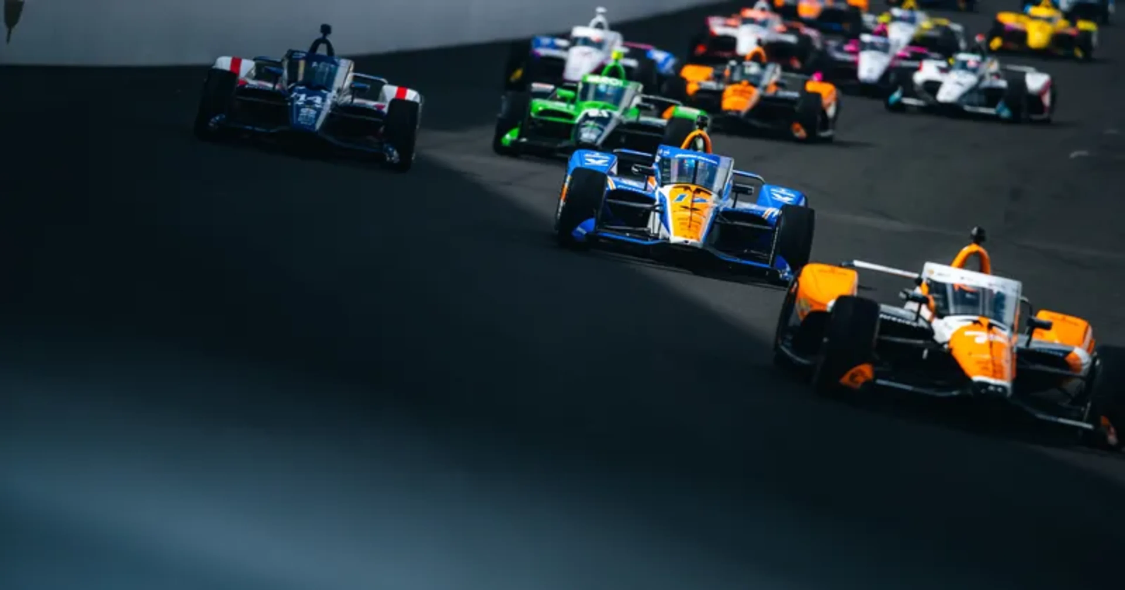 McLaren IndyCar on Track