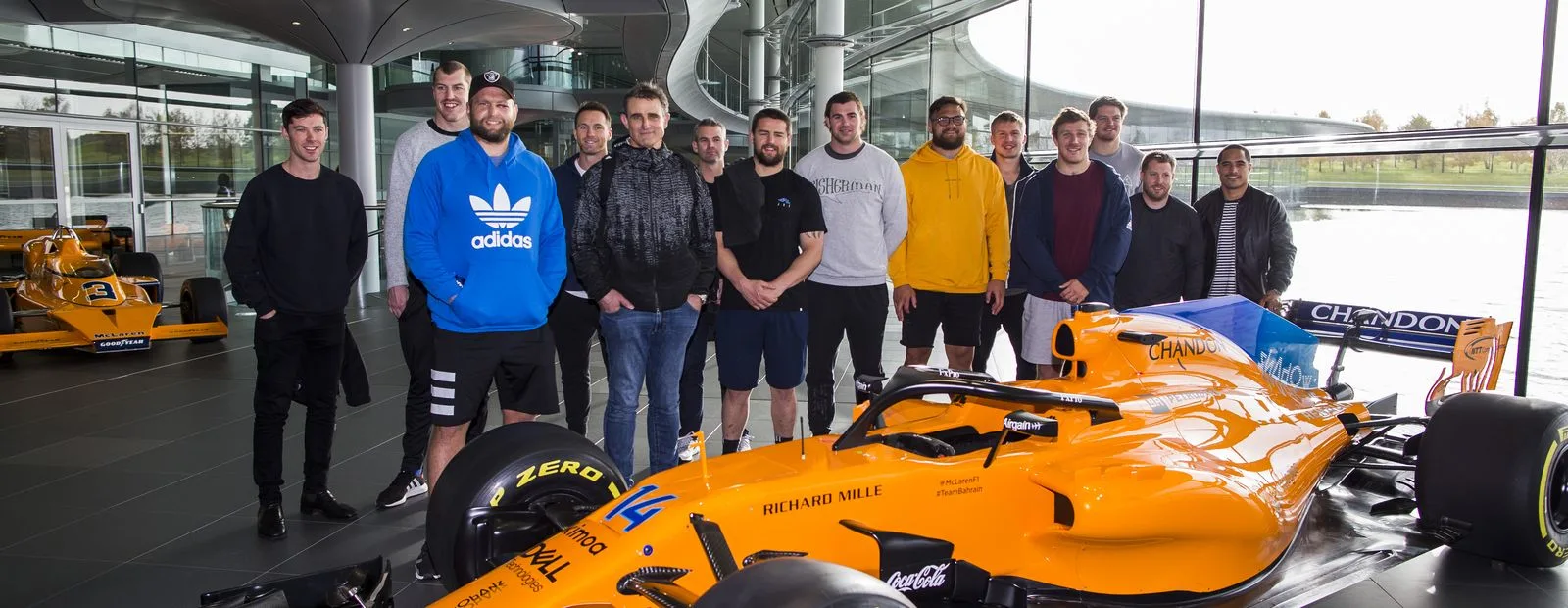 The All Blacks visit McLaren