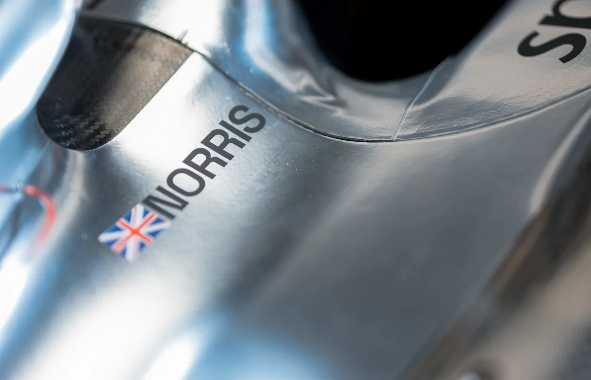 Formula-1 - 2023 - British-grand-prix - Lando-chrome-livery-interview