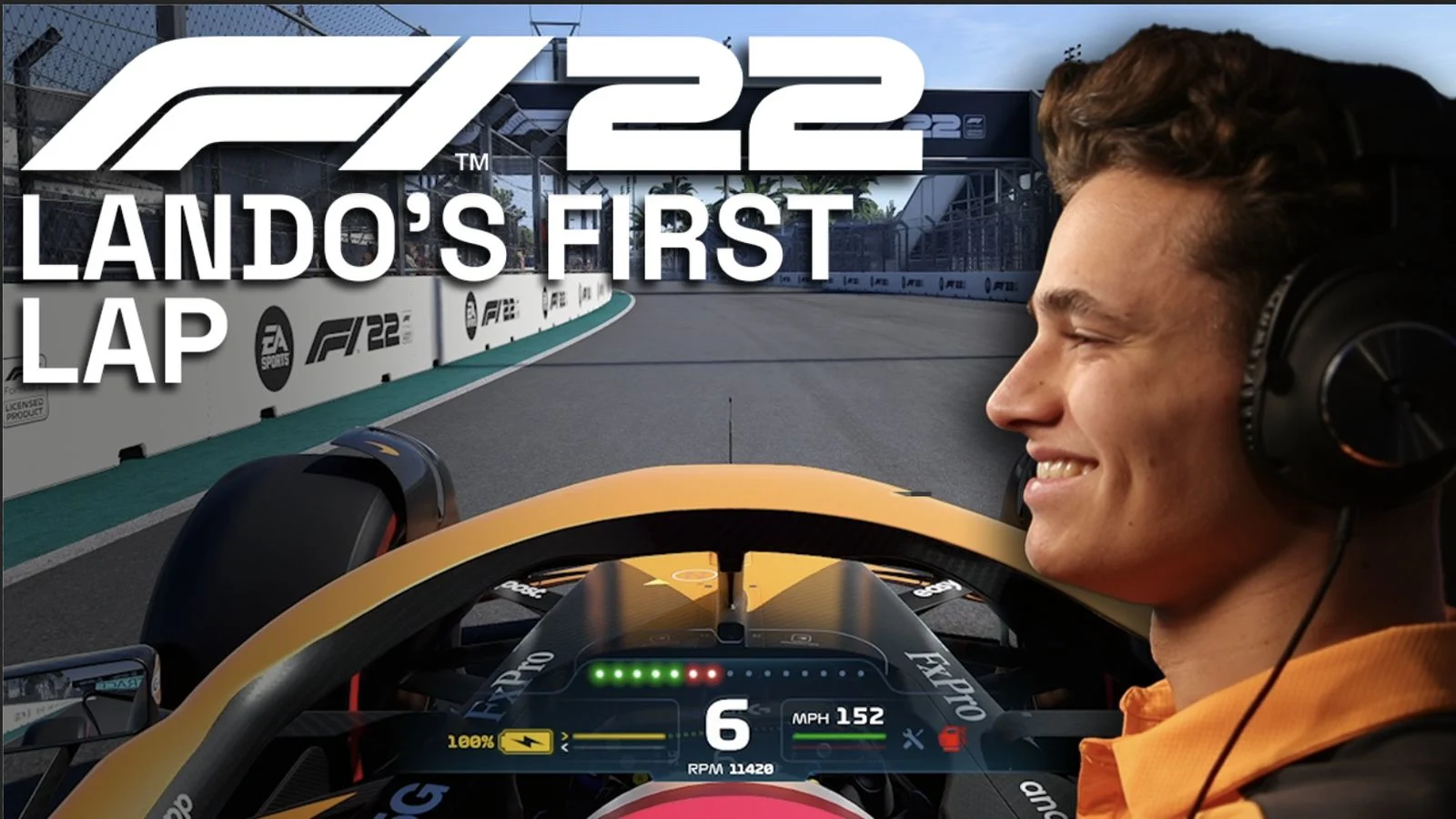 Video Poster - Gaming - Mclaren-shadow-project - 2022 - Lando-miami-gp-f1-2022