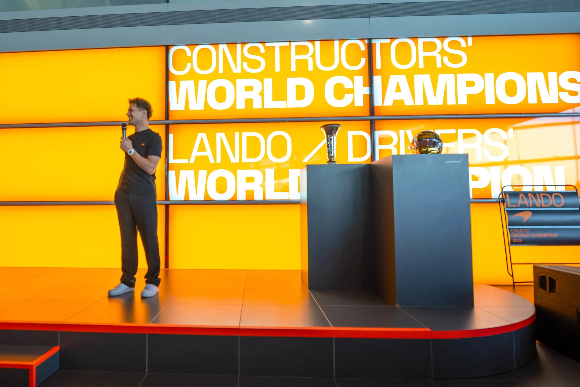 Formula-1 - 2025 - Mclaren-racing-celebrates-2025-f1-drivers-championship-success - Celebrating the double at the McLaren Technology Centre - 1
