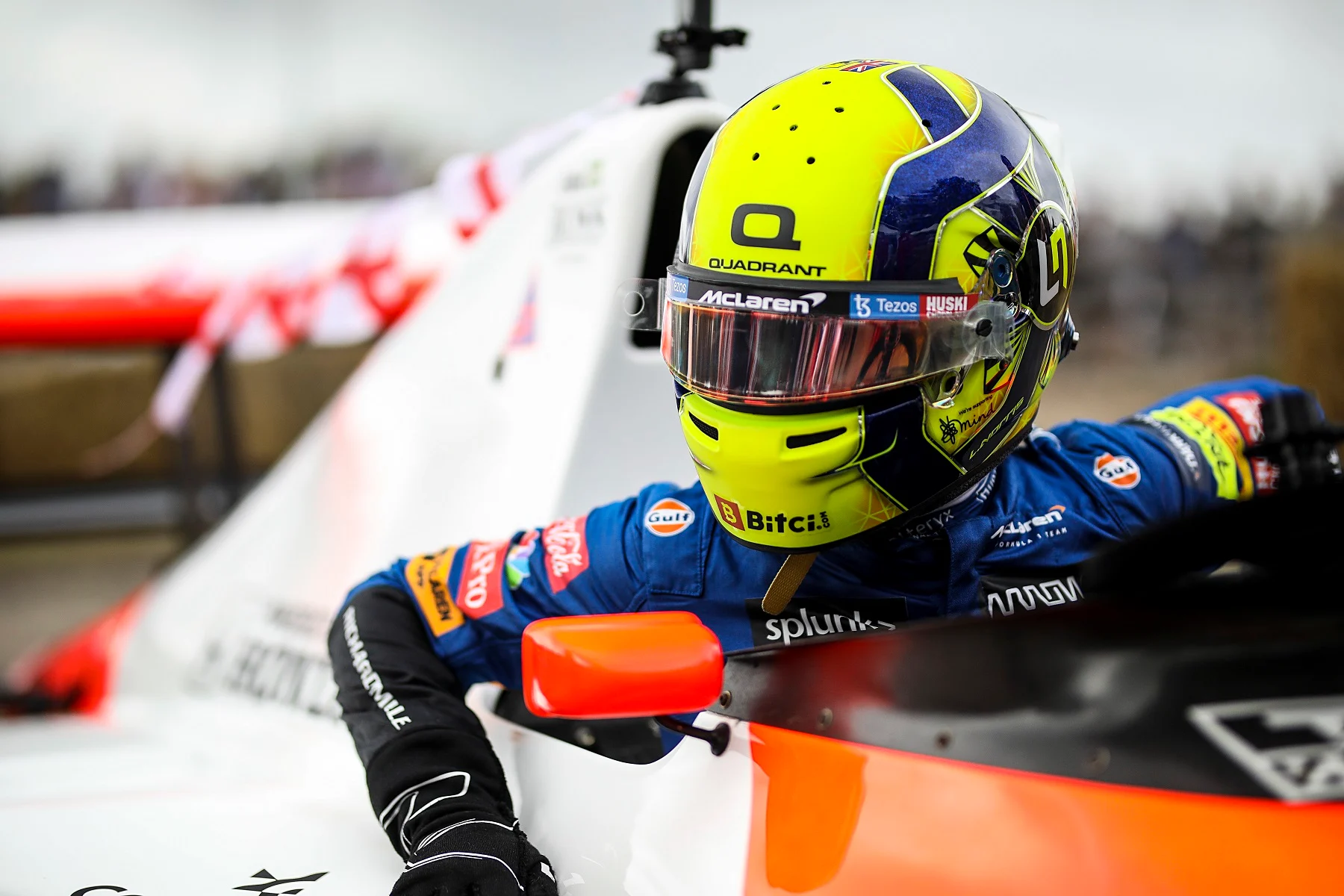 Heritage  - Lando drives the MP4/5 