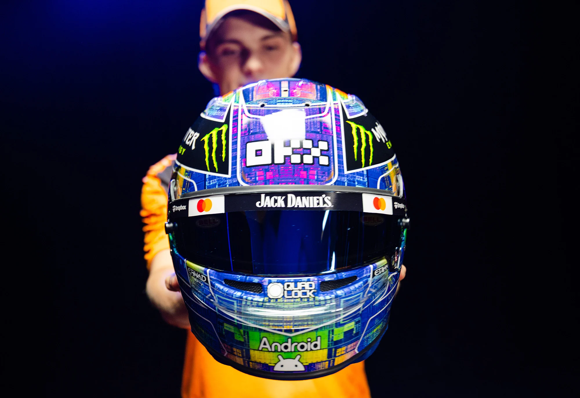 Oscar Piastri's US GP Helmet
