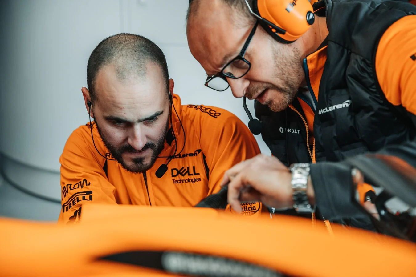 Filming day  The team take the MCL35 to Barcelona for its track debut - 3