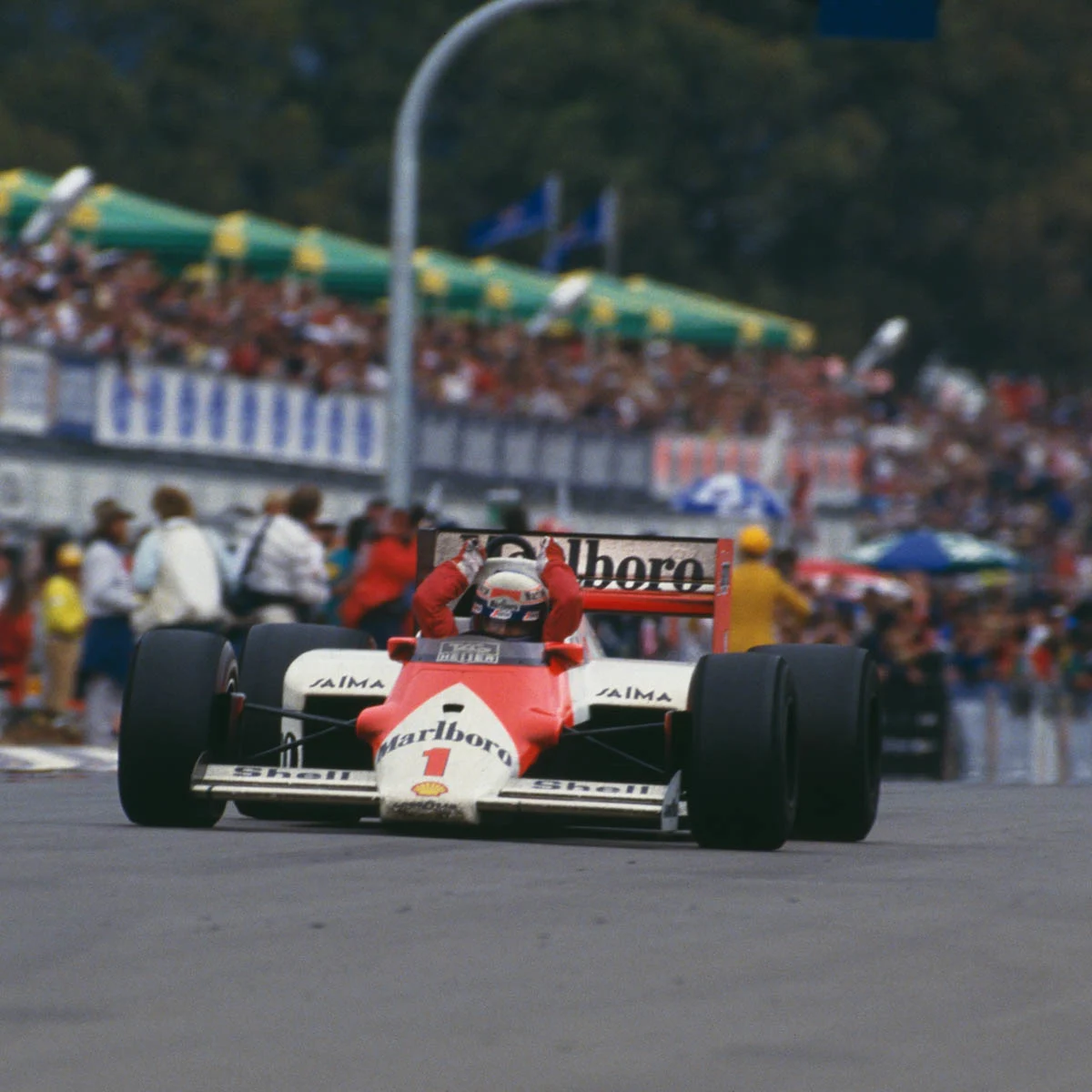 Heritage  - Alain Prost in 1986  Round 16 of 16