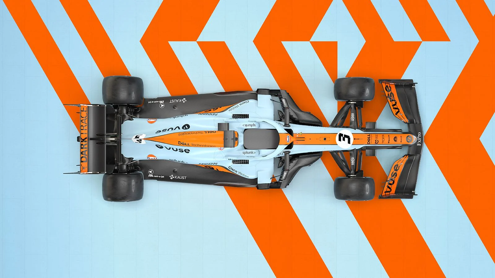 Formula-1 - 2021 - Monaco-grand-prix - Gulf-livery-mcl35m-gallery - Bold is back Two historic racing brands. One spectacular livery. - 4