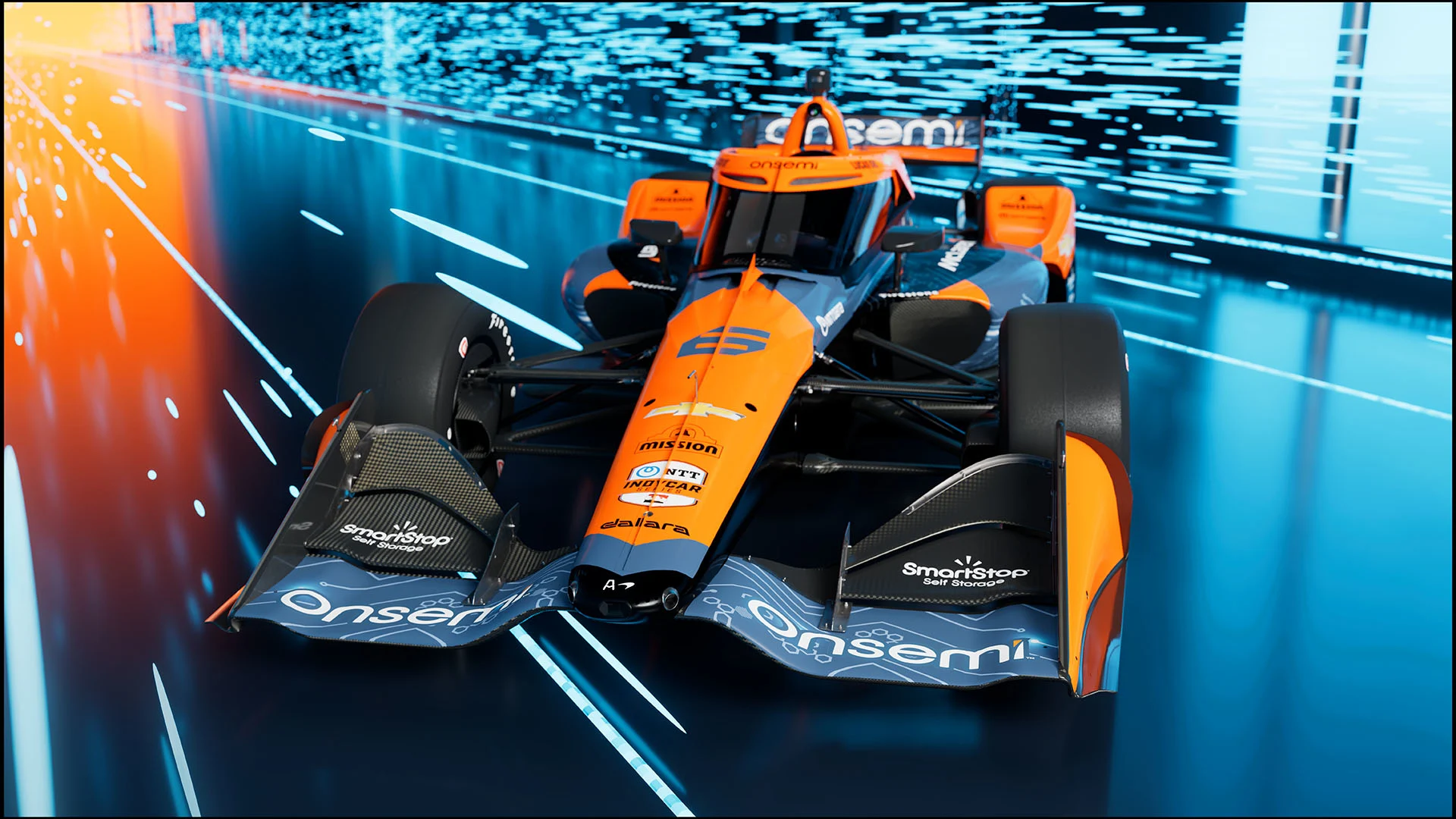 Indycar - 2024 - Grand-prix-of-long-beach - Arrow-mclaren-reveals-onsemi-livery-for-no.-6-chevrolet - Arrow McLaren No. 6 onsemi Arrow McLaren Chevrolet - 2