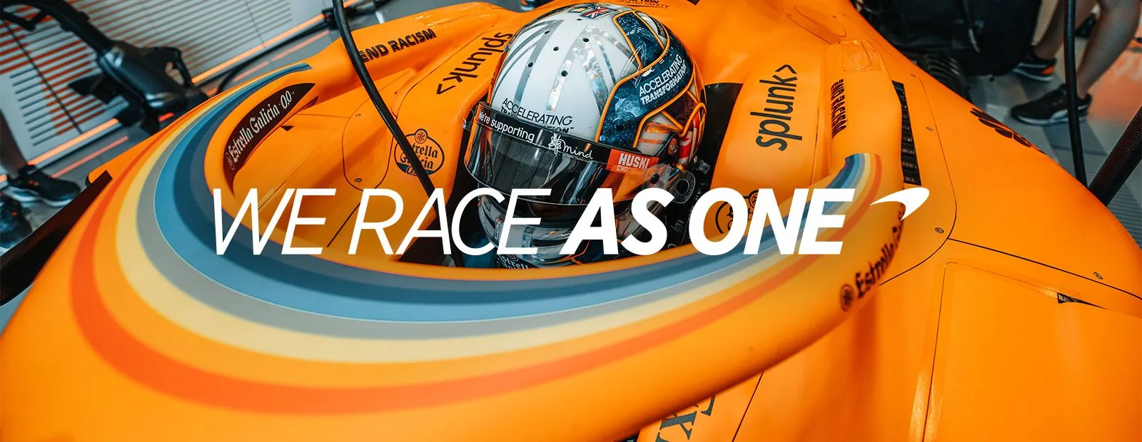 What does #WeRaceAsOne mean?