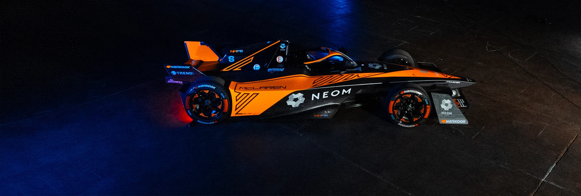 The NEOM McLaren Formula E Team has unveiled its livery for the 2023/24 season of the ABB FIA Formula E World Championship.