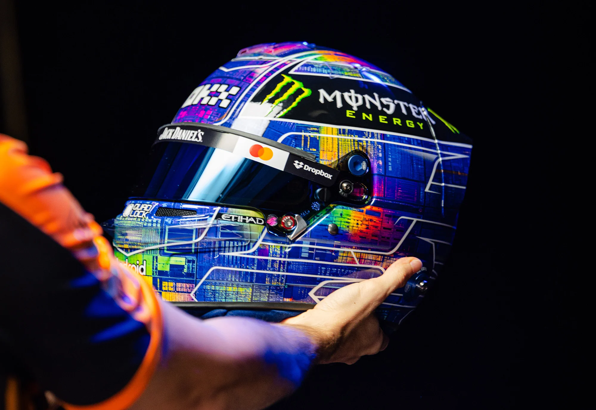 Oscar Piastri's US GP Helmet