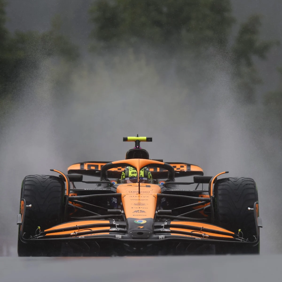 Hear from McLaren Formula 1 drivers Lando Norris and Oscar Piastri, as well as Team Principal Andrea Stella, after Qualifying in Belgium.