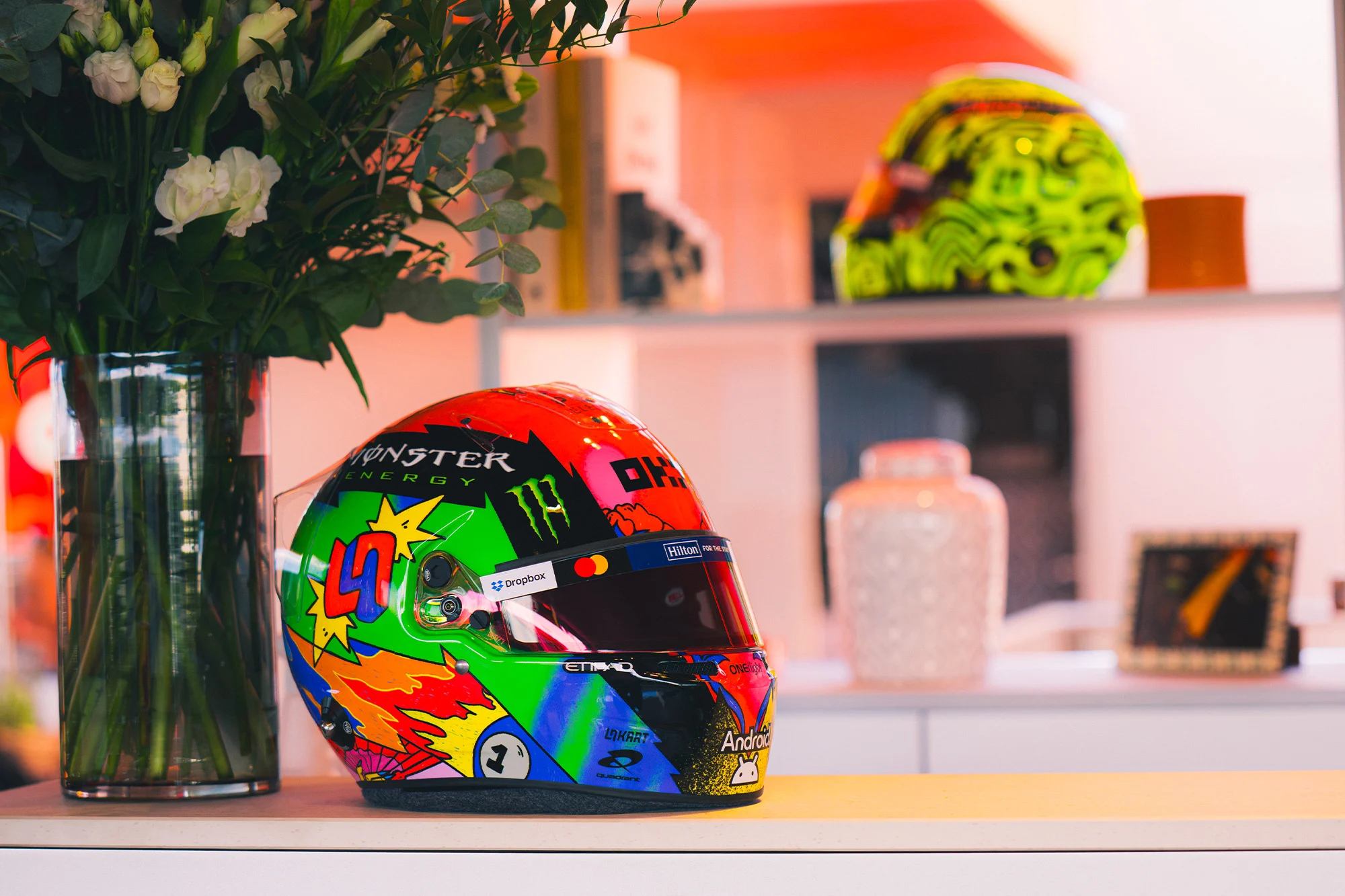 Image - F1 2026 - Spanish GP - Spotted in the paddock - Helmet 1