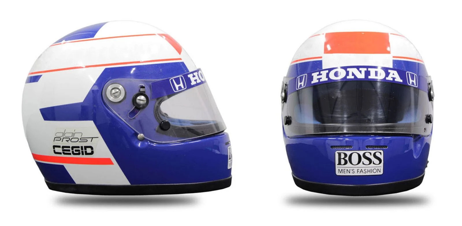 Team - Driver-helmets-through-ages