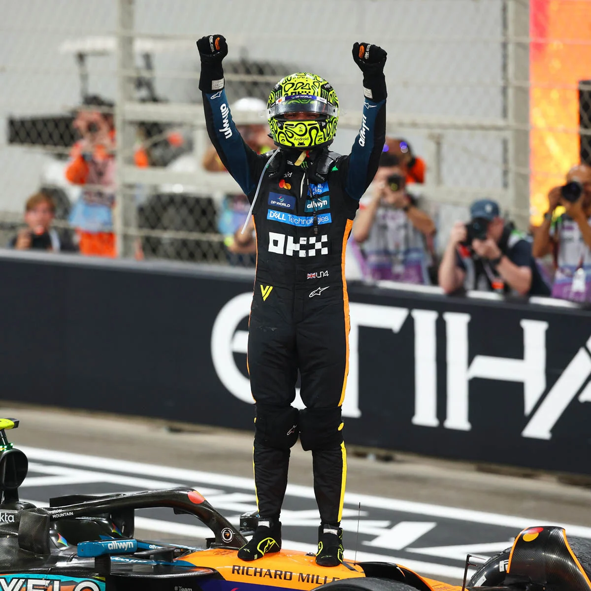 Heritage  - Lando Norris in 2025 Round 24 of 24