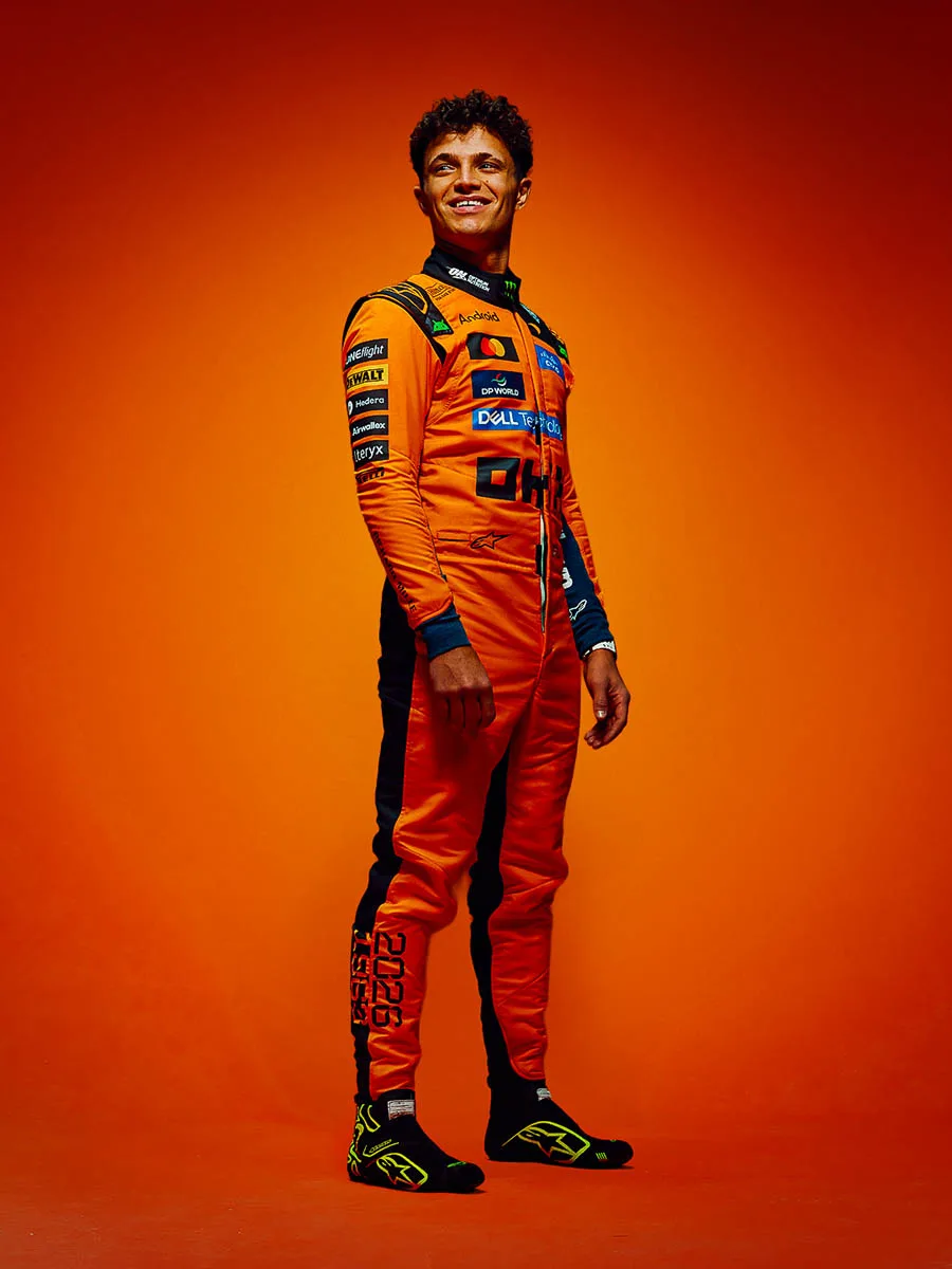Lando Norris in 2026 Team Overalls