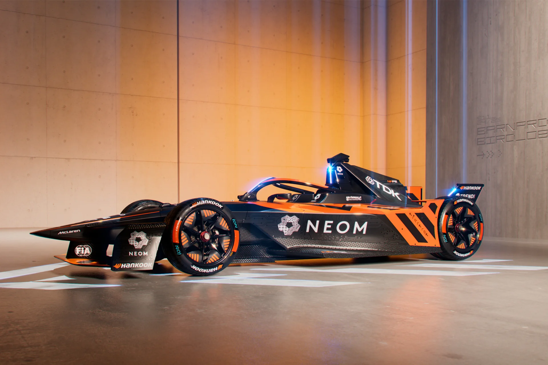 Home of the NEOM McLaren Formula E Team