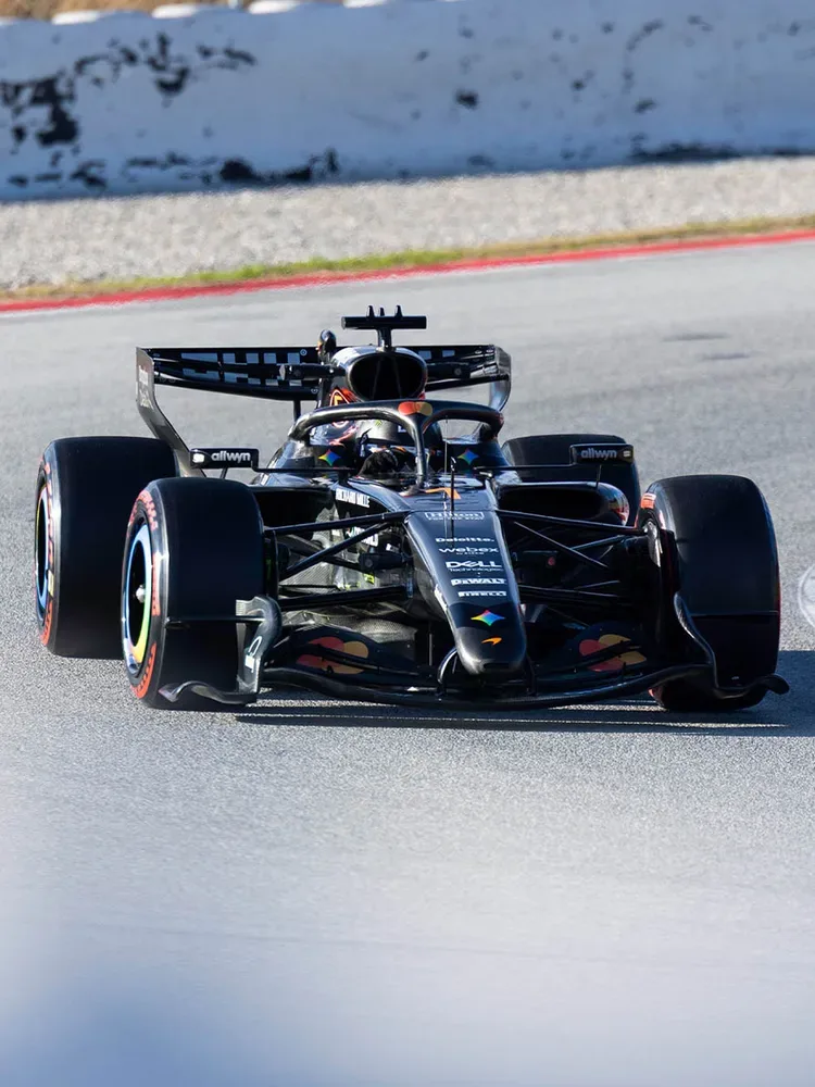 McLaren Mastercard F1 Stealth Livery on Track in Barcelona Pre Season Day 3