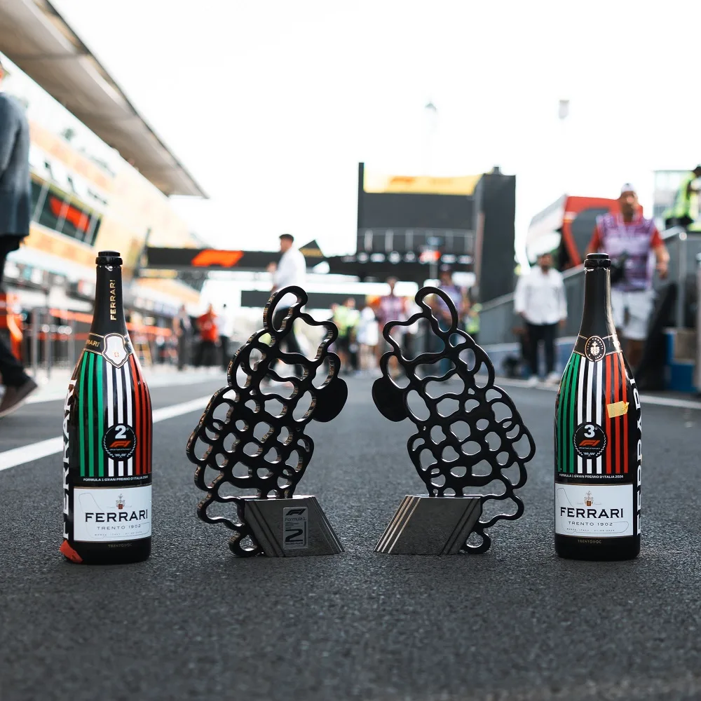 Formula-1 - 2024 - Italian-grand-prix - Double Podium Celebrations 🏆🍾  - 2