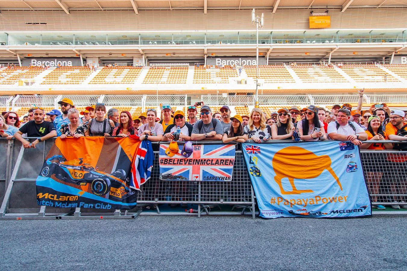 Formula-1 - 2022 - Spanish-grand-prix - Papaya-family - Papaya Family Flying the flag for McLaren in Barcelona - 0
