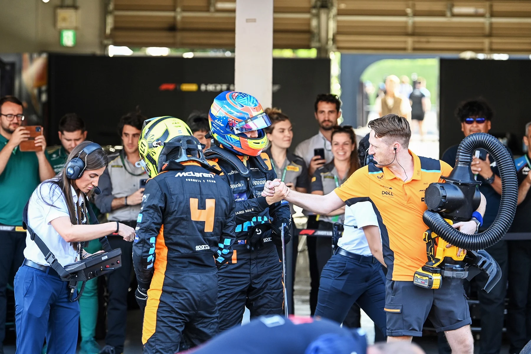 Formula-1 - 2023 - Japanese-grand-prix - Qualifying Celebrations  - 5