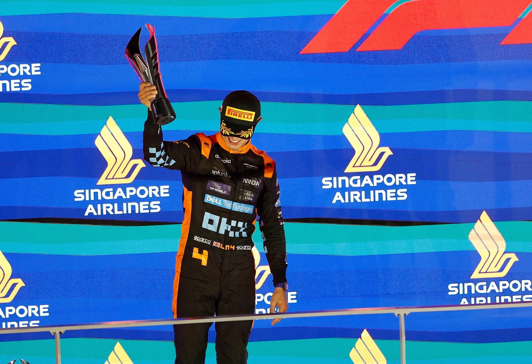 Formula-1 - 2023 - Singapore-grand-prix - Podium celebrations 🏆 Singapore Grand Prix 2023 - 2