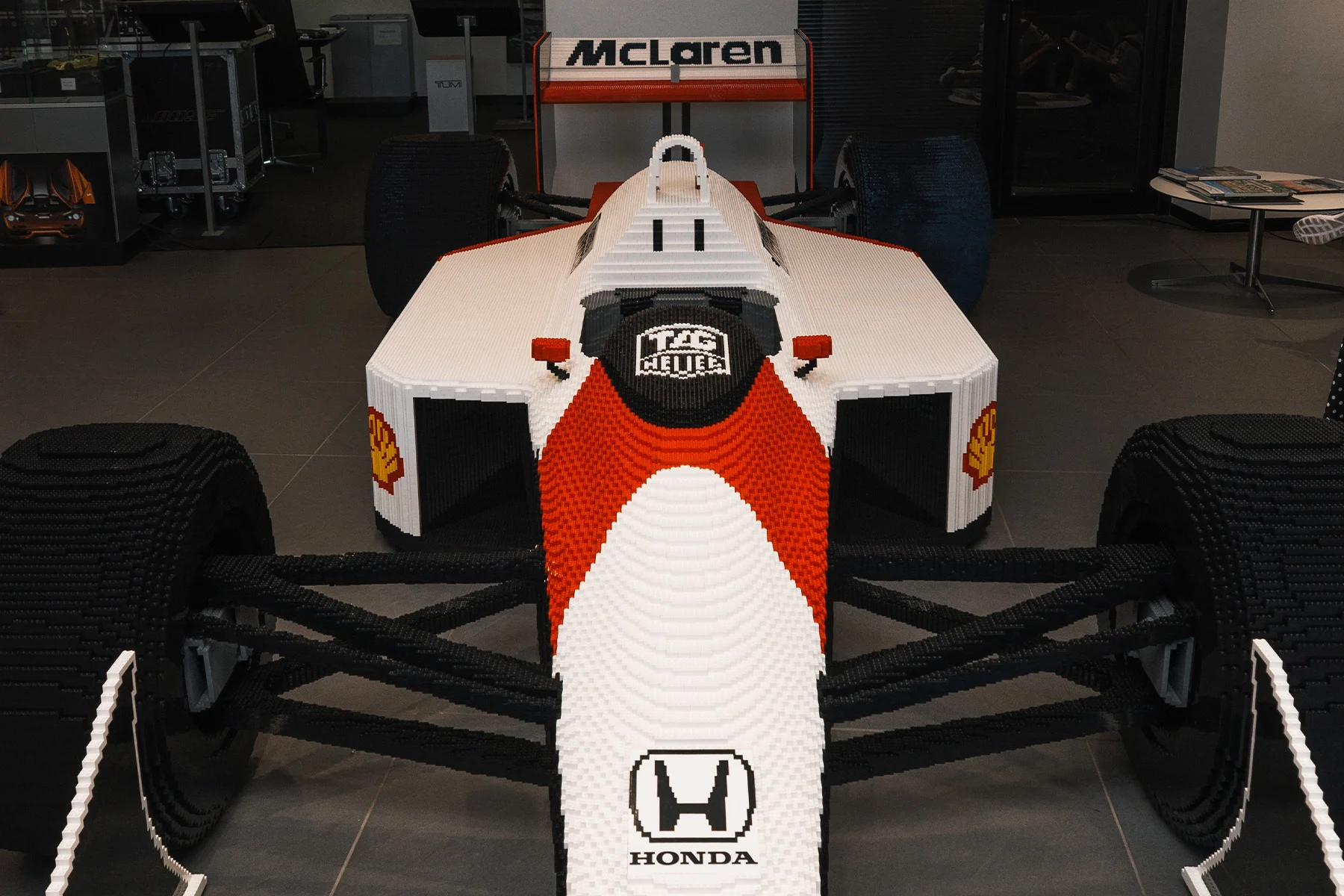 Formula-1 - 2024 - 400000-bricks-and-700-hours-how-the-full-scale-lego-icons-mclaren-mp4-4-car-was-built - The full-scale LEGO® Icons MP4/4  From all angles  - 0