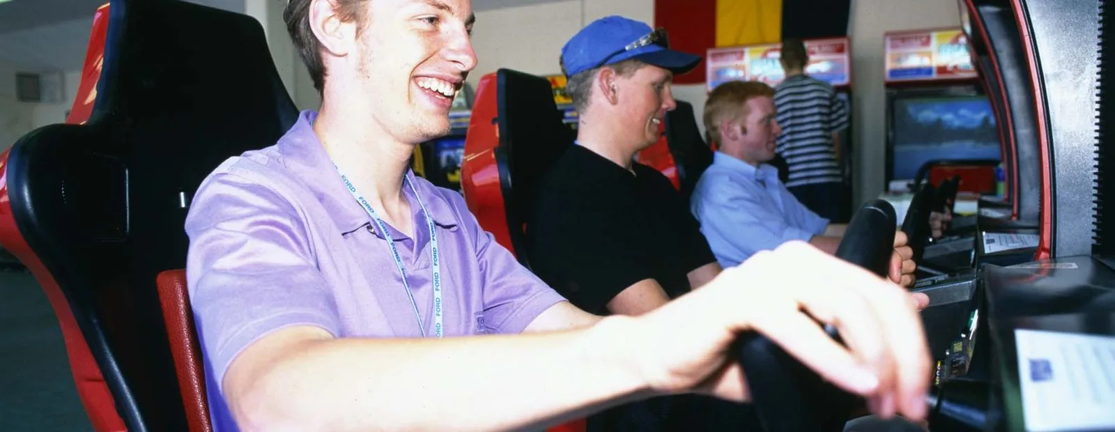 Featuring archive images from the start of Jenson Button's career, before he had even started ten grands prix.