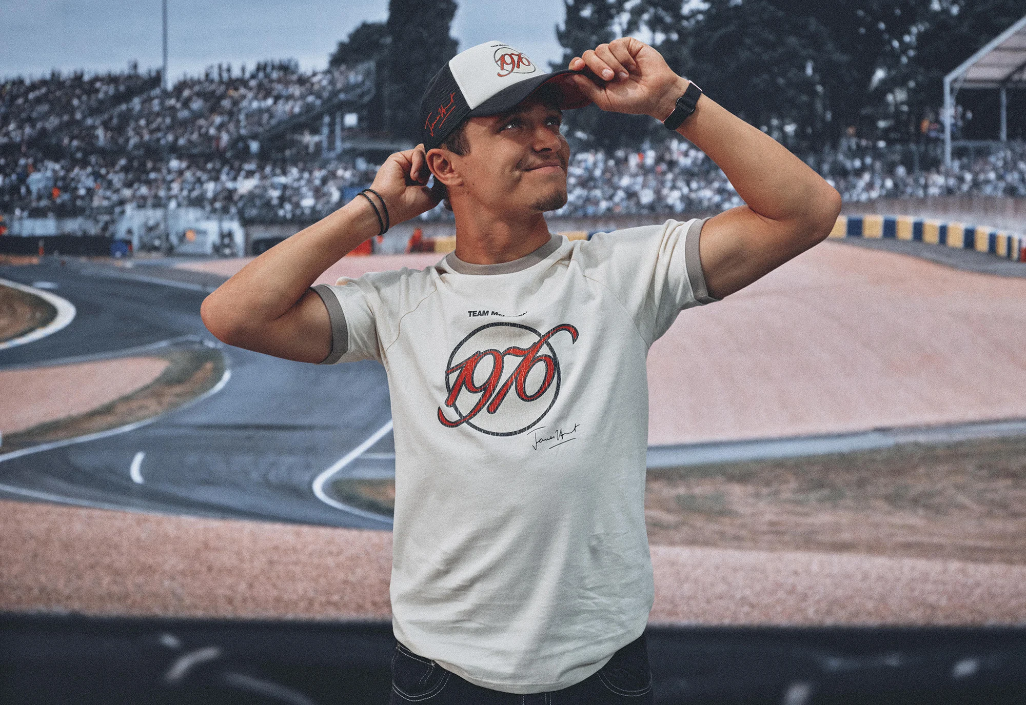 Lando in the James Hunt Bundle Collection