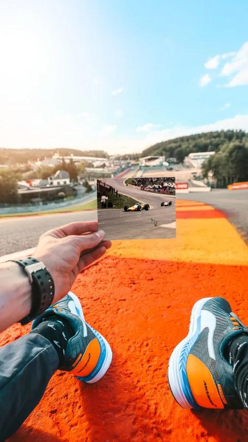 Then and now The past meets the present at Spa's iconic Eau Rouge  - 1