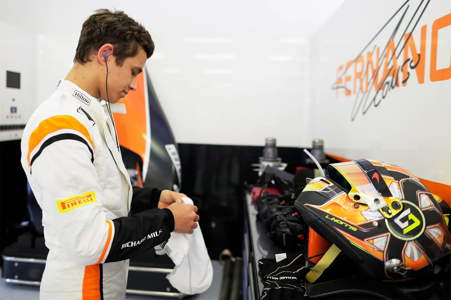 Formula-1 - 2024 - Revisiting-lando-norris-first-f1-test-at-hungary-in-2017