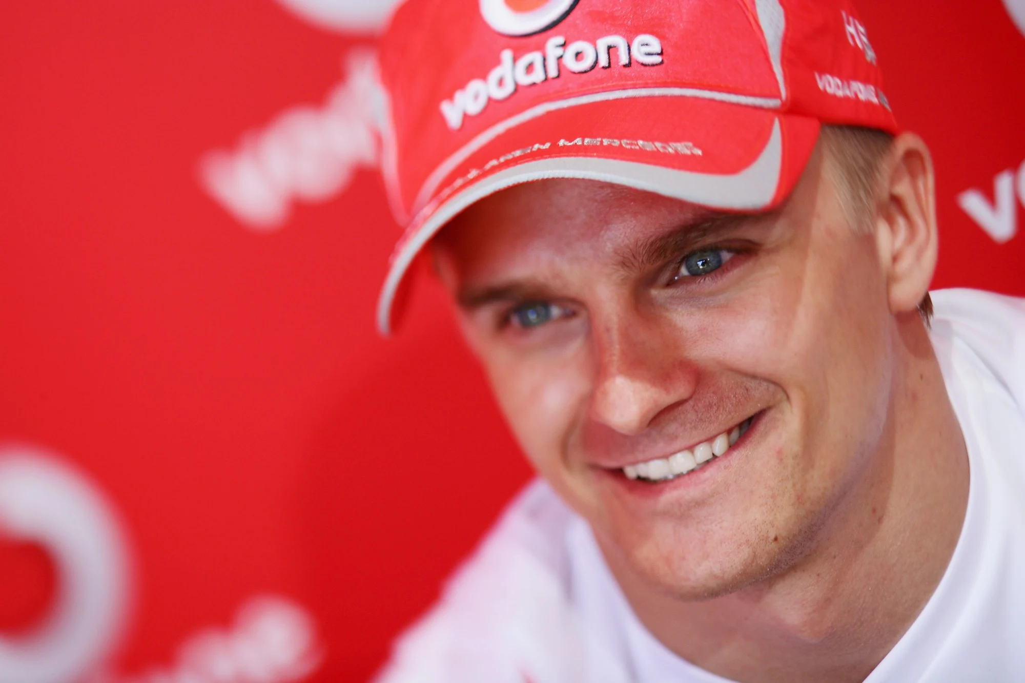 Heikki Kovalainen at a press conference before the Australian Formula One Grand Prix, 2007