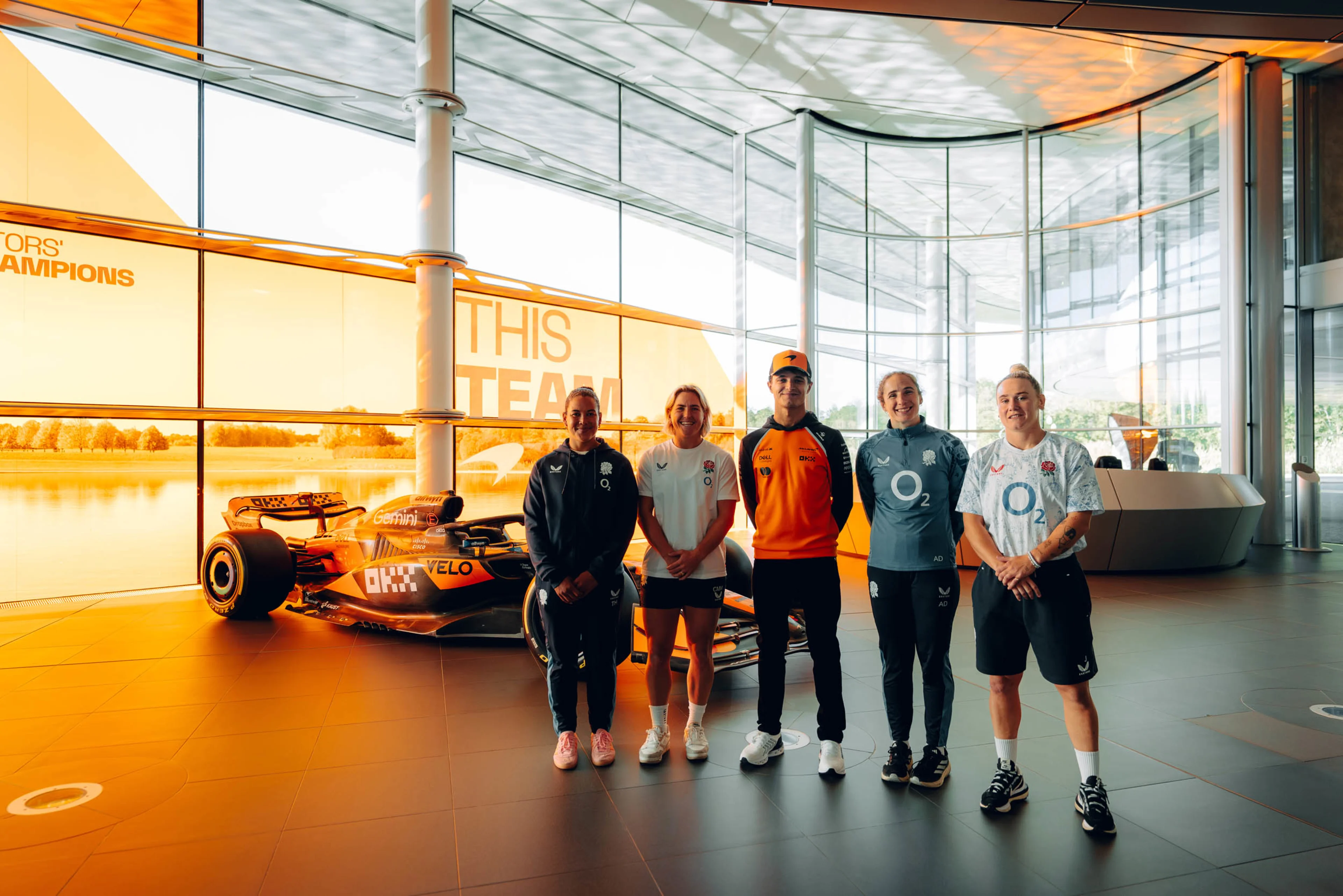 Image - Formula 1 - 2026 - Lando Norris meets the Red Roses - Hero