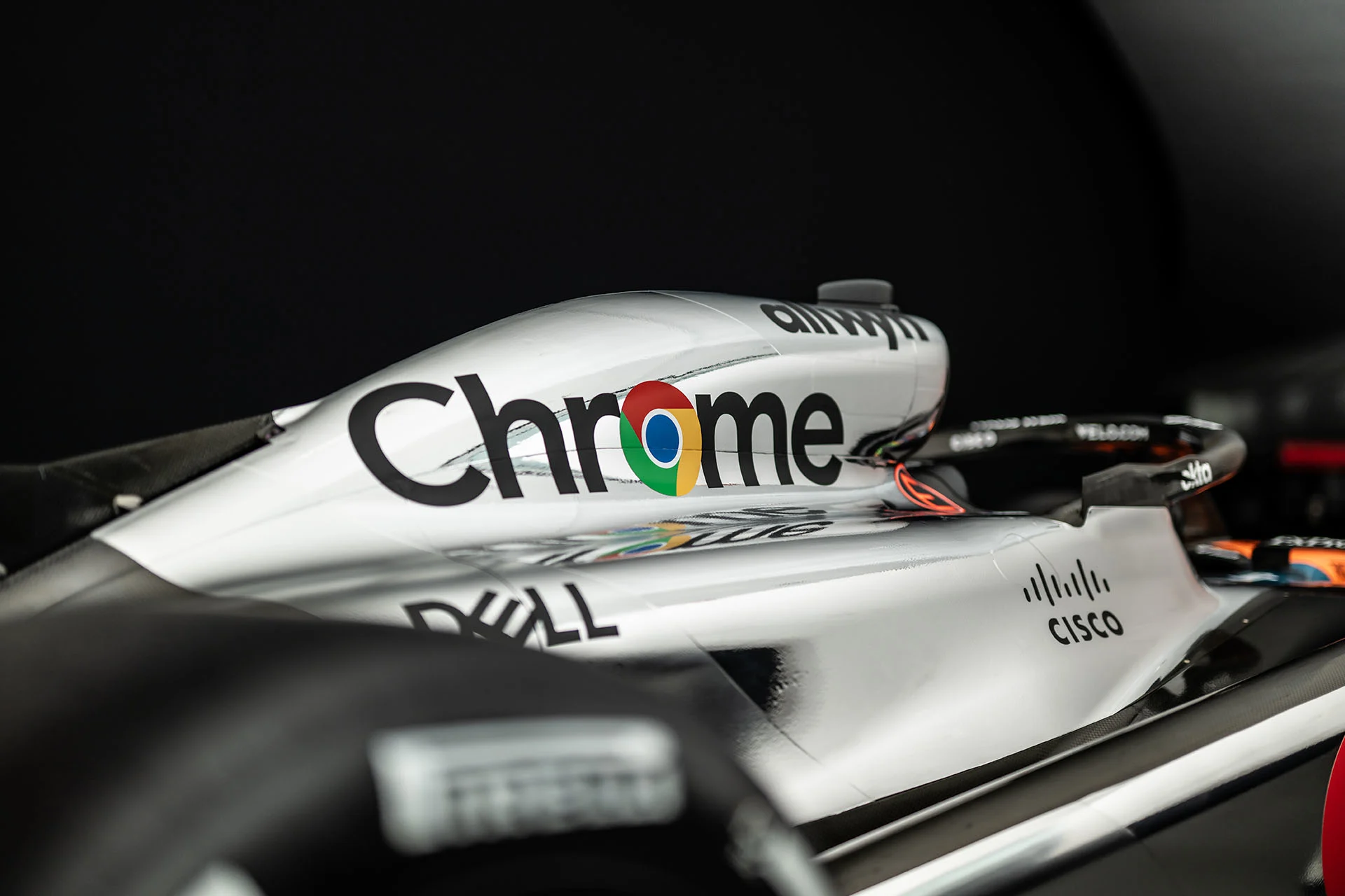 Formula-1 - 2025 - British-grand-prix - Google-chrome-launch-legacy-at-speed-livery - The newest member of the Chrome family - 2