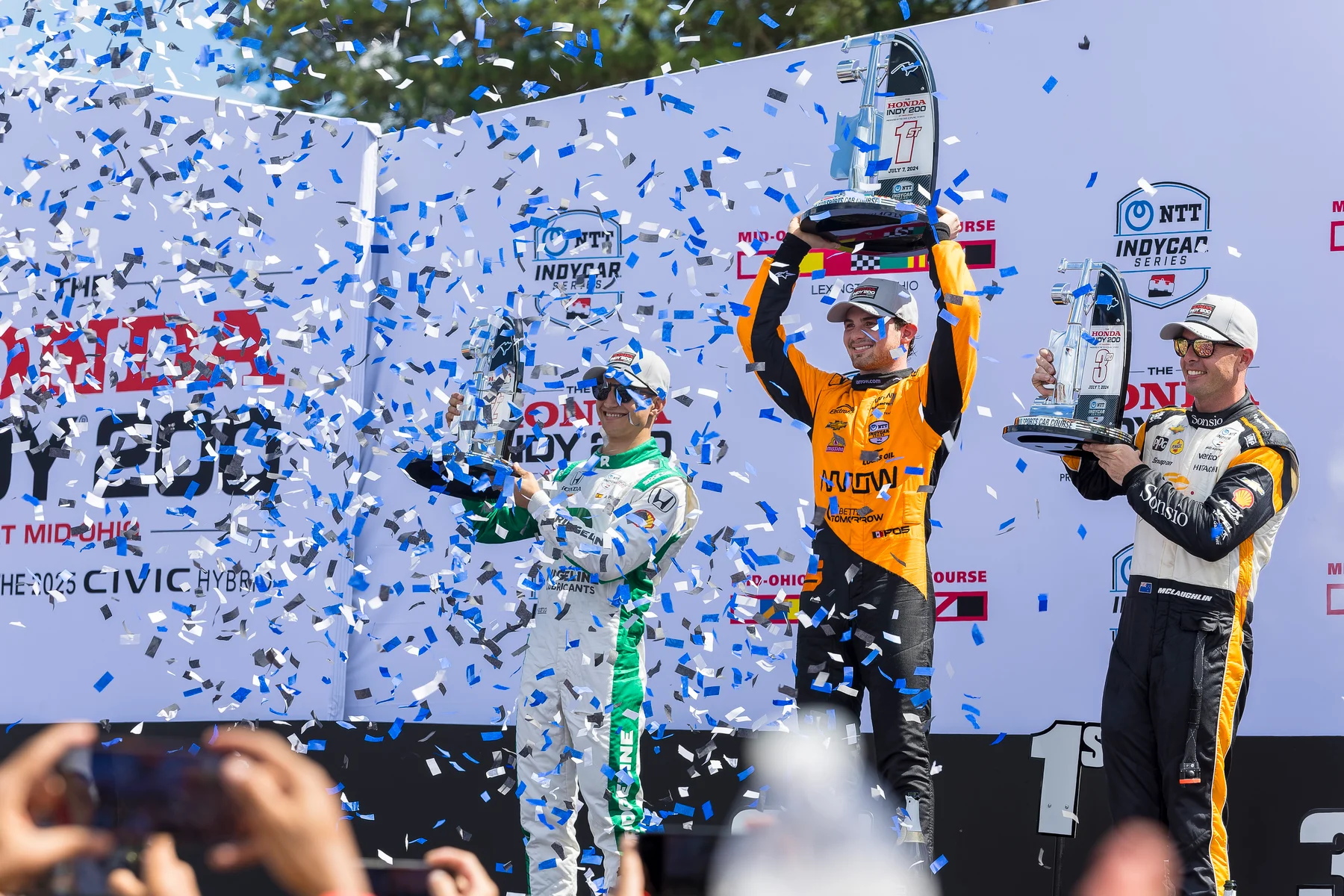Indycar - 2024 - Grand-prix-at-mid-ohio - Pato-on-his-landmark-victory-in-mid-ohio - Pato returns to victory lane at Mid-Ohio - 3