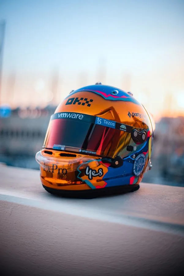 The Honey Badger Introducing Daniel's special OKX Abu Dhabi GP helmet - 1