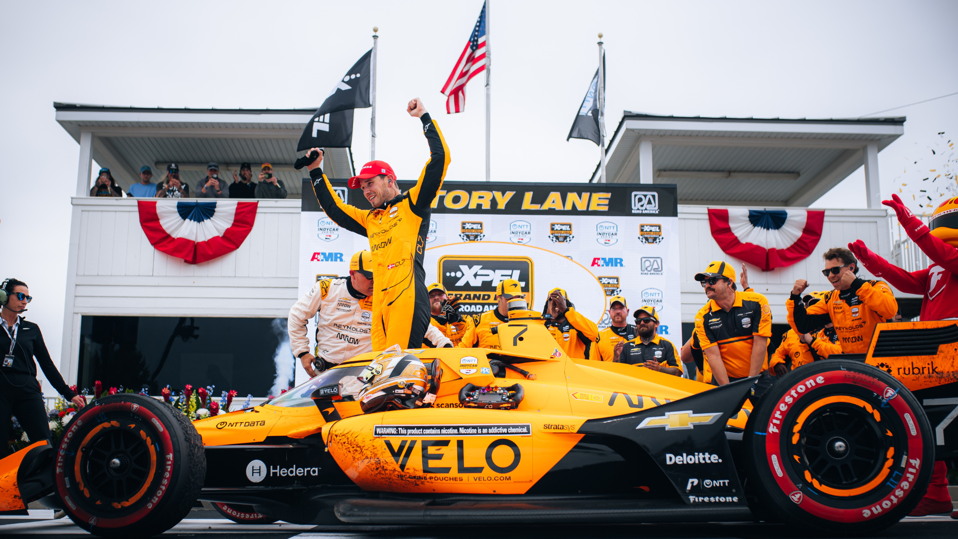 Victory at Road America for Christian Lundgaard and No. 7 VELO