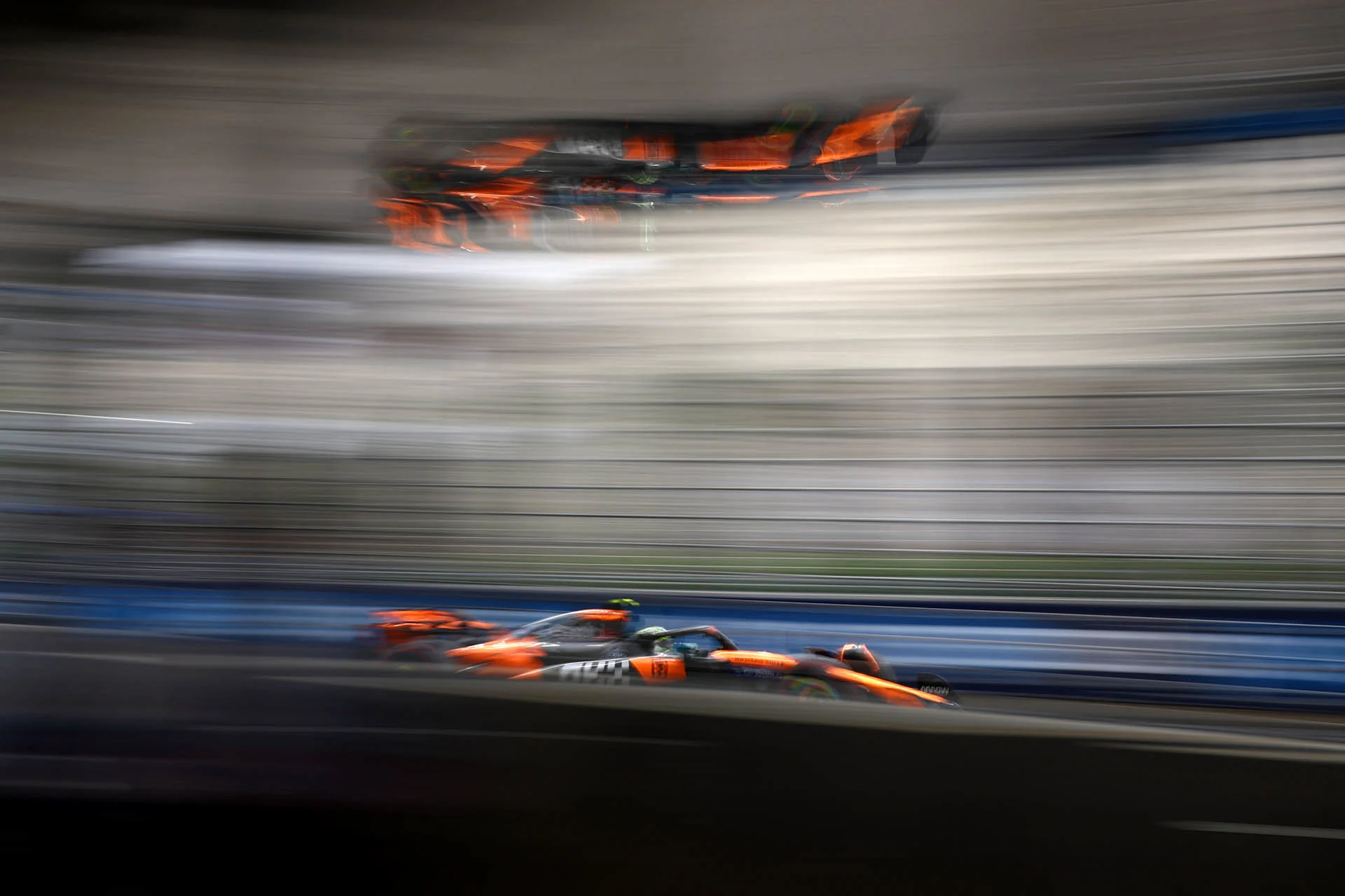Hear from McLaren Formula 1 drivers Lando Norris and Oscar Piastri, and Team Principal Andrea Stella, after Qualifying for the Singapore Grand Prix