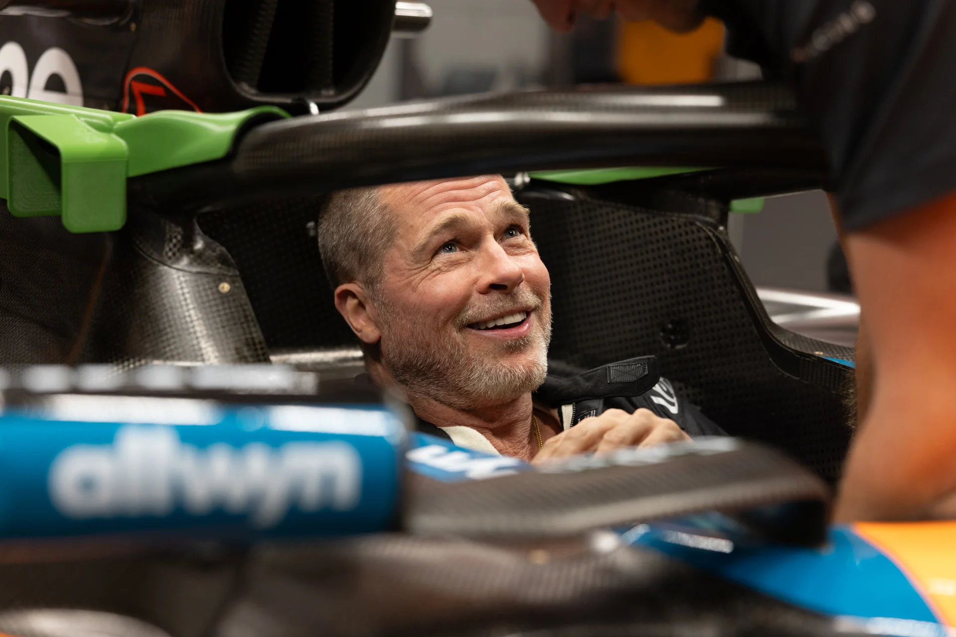 Behind the scenes of Brad Pitt’s Formula 1 test with McLaren