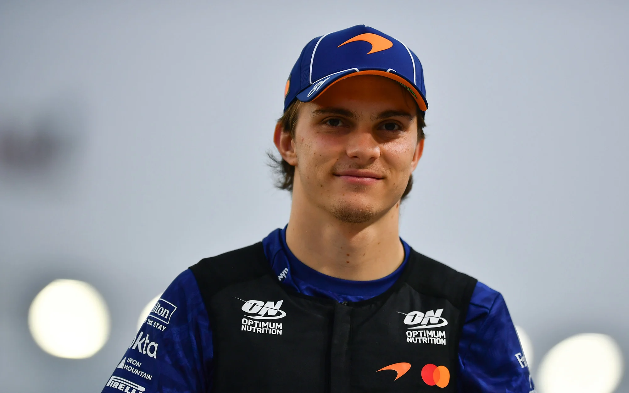 Oscar Piastri in the paddock at the Singapore Grand Prix 2026