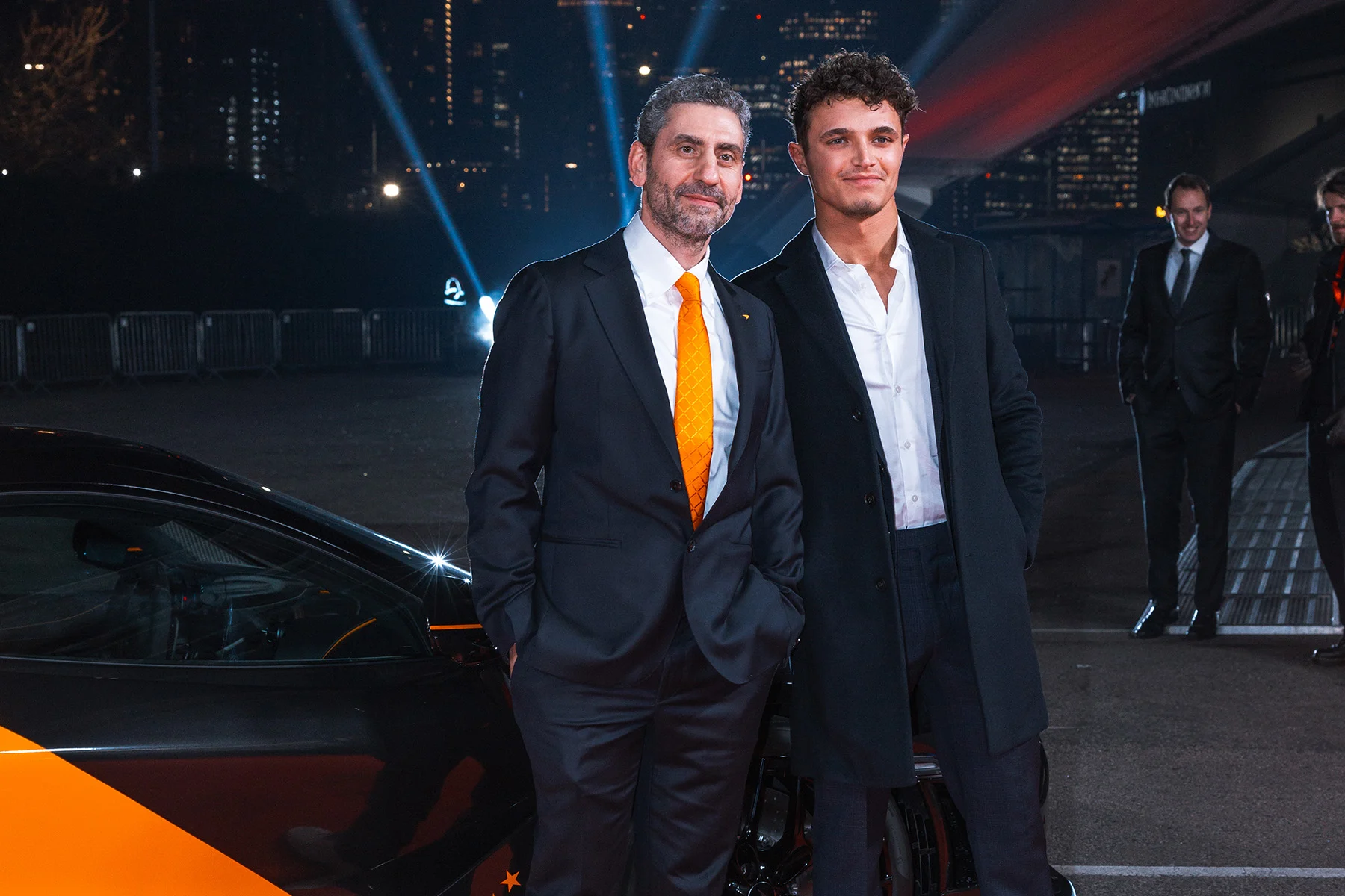 Formula-1 - 2025 - The-whole-team-are-excited-reaction-from-the-team-at-f1-75-live - Behind the curtain  F1 on stage - 5