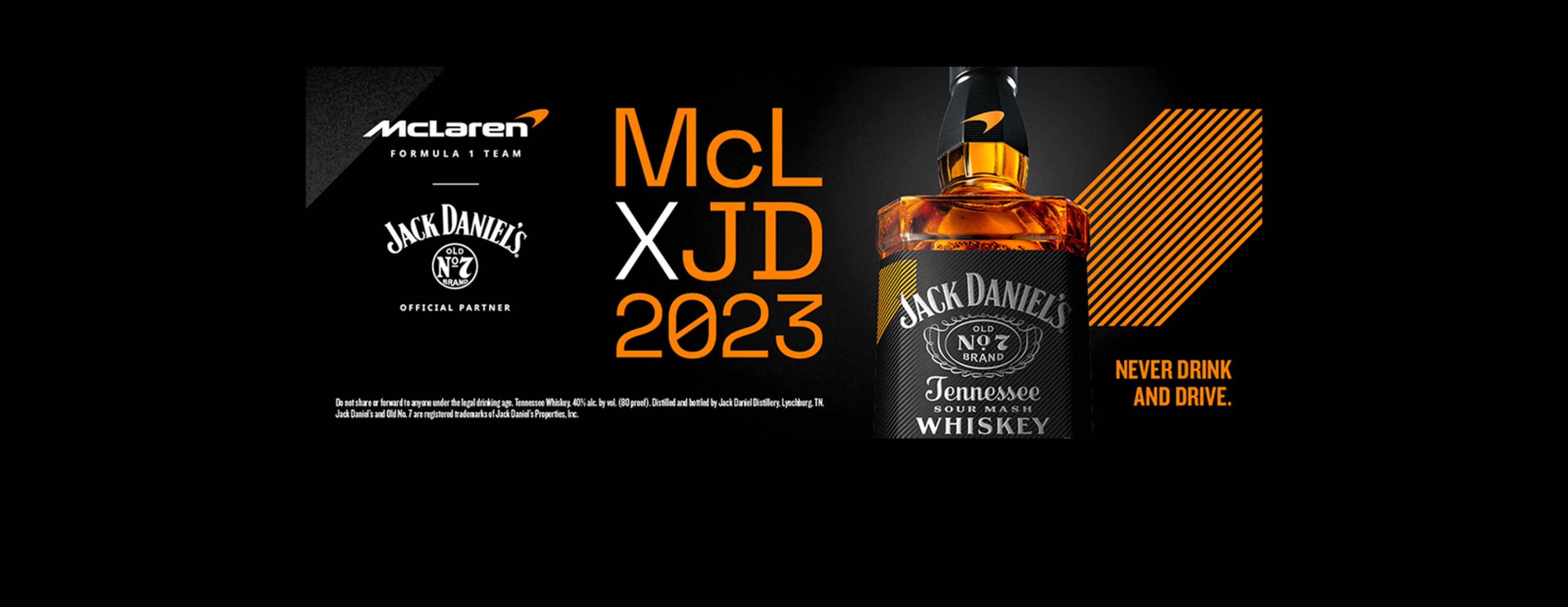 McLaren Racing and Jack Daniel’s announce limited edition Tennessee Whiskey bottle