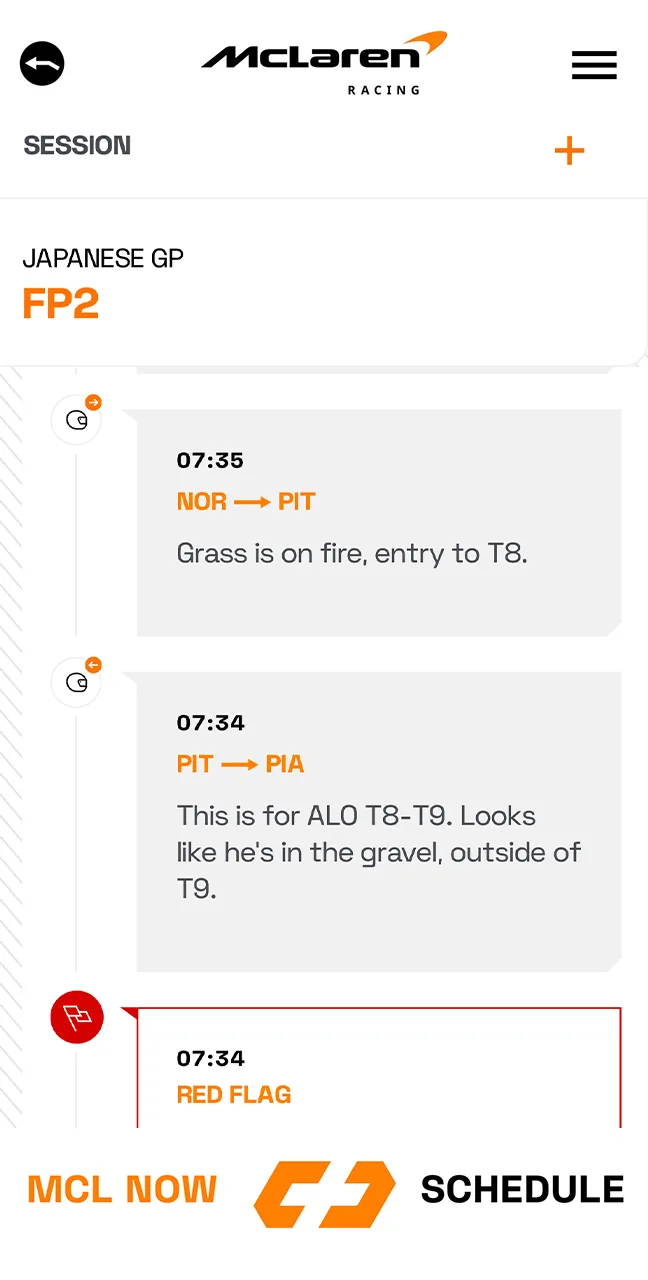 Latest-news - Mclarenracing - Article - Download-official-mclaren-app - Shots of the McLaren App - 1