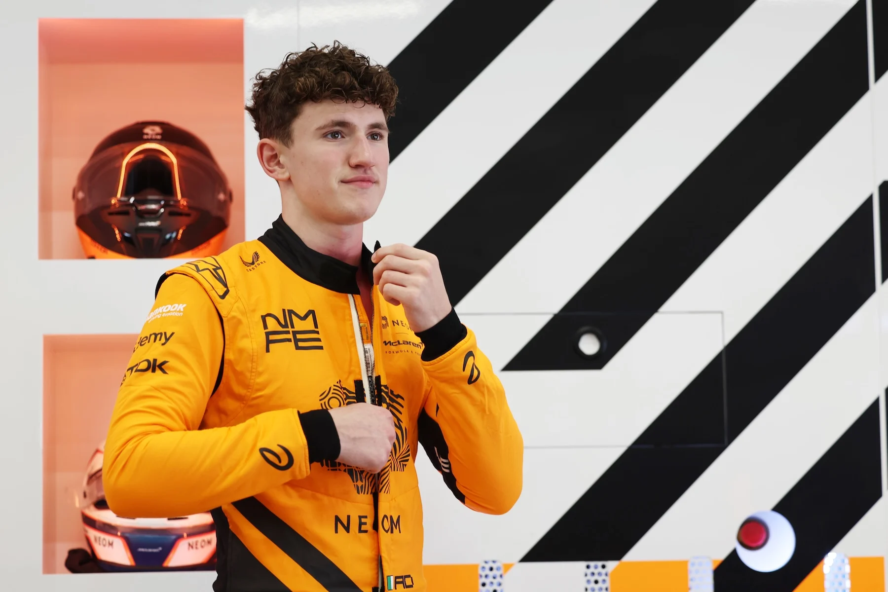 Dunne and dusted: NEOM McLaren’s Reserve and Development Driver got his first taste of Formula E in the desert