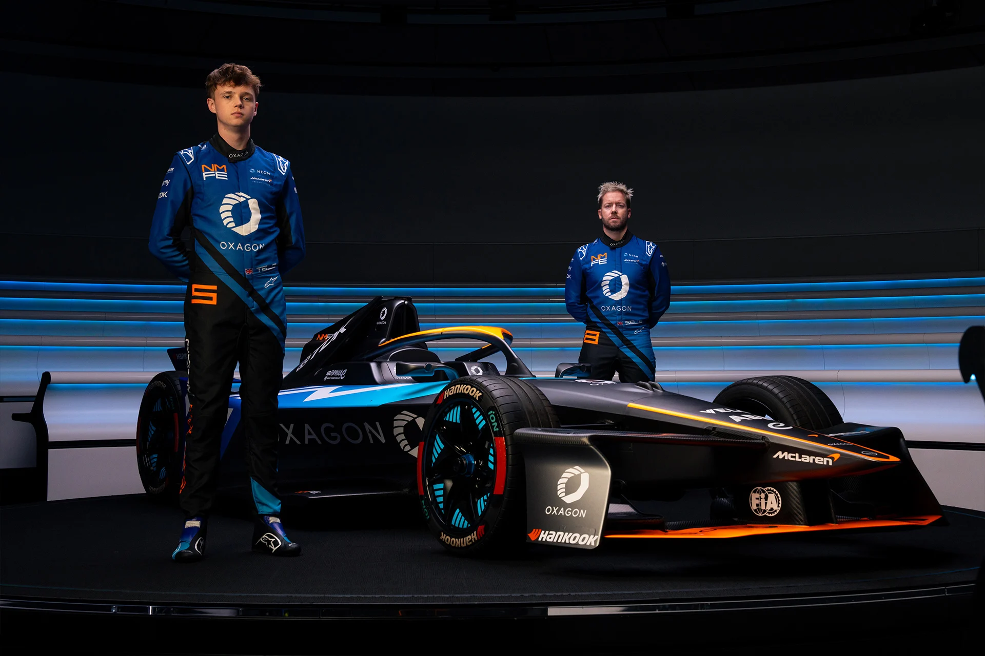 NEOM McLaren Formula E Team and Oxagon unveil special livery for the 2025 London E-Prix