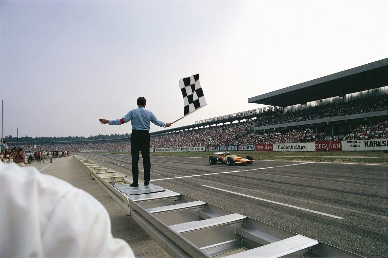   - Denny Hulme: 1970 German GP, 16th to 3rd 